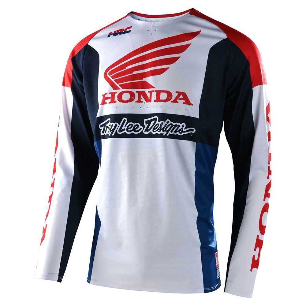 Troy Lee Designs SE Pro Jersey Quattro Honda White / Blue