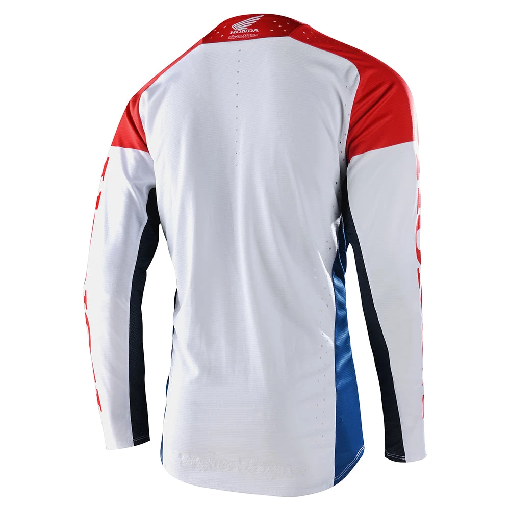 Troy Lee Designs SE Pro Jersey Quattro Honda White / Blue - Image 2