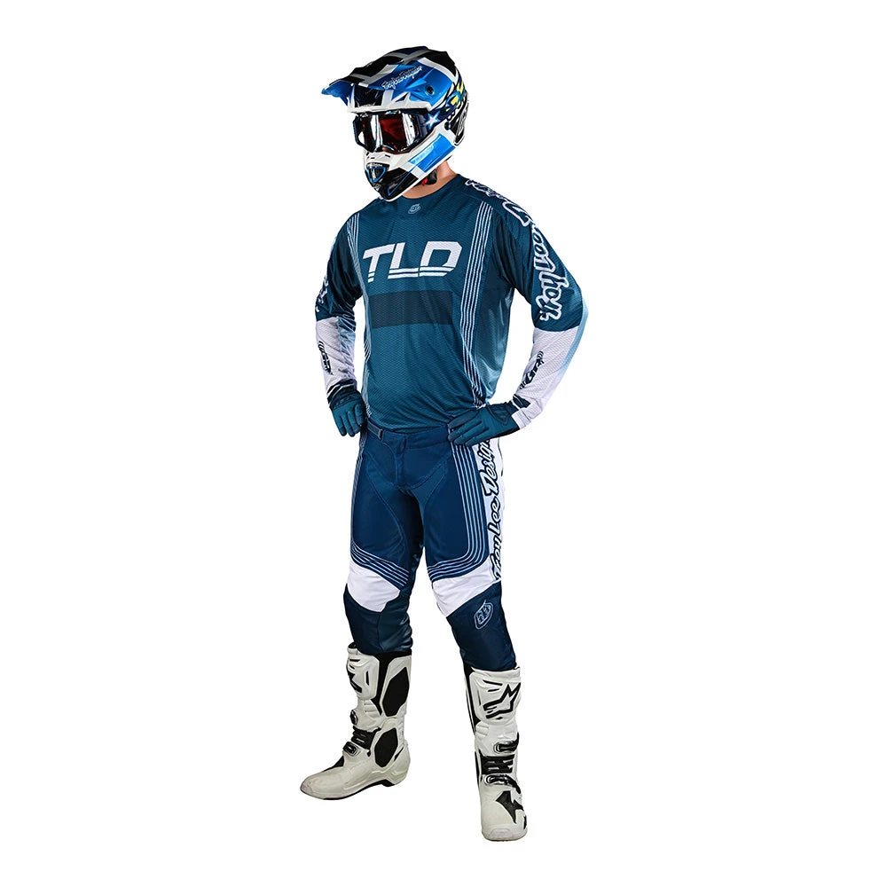 Troy Lee Designs GP Air Jersey Rhythm Slate Blue - Image 5