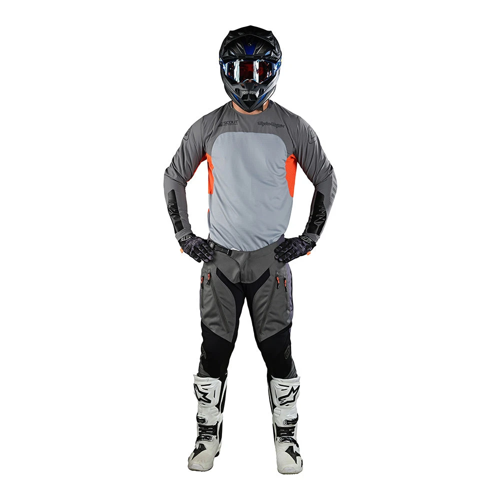 Troy Lee Designs Scout SE Pant Solid Gray / Black - Image 2