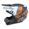 Troy Lee Designs SE5 Carbon Helmet W/MIPS Qualifier White / Bronze