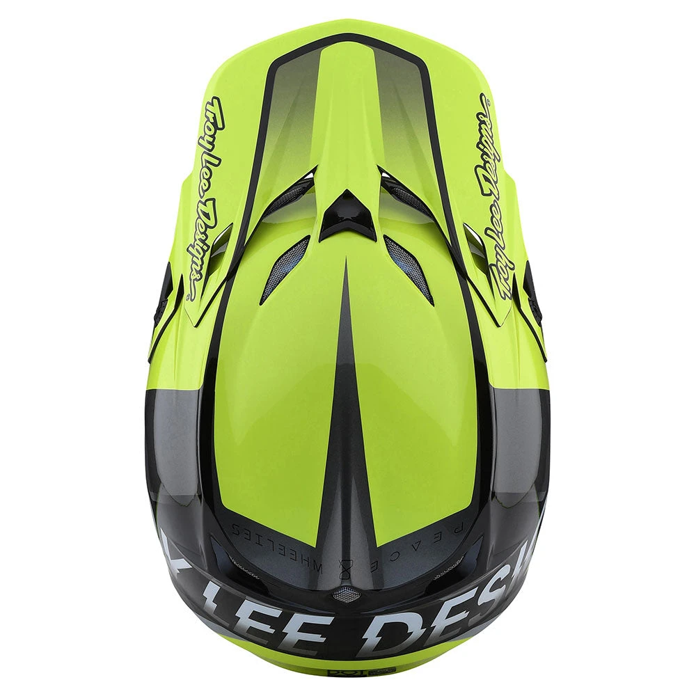 Troy Lee Designs SE5 Composite Helmet W/MIPS Qualifier Glo Yellow / Black - Image 8