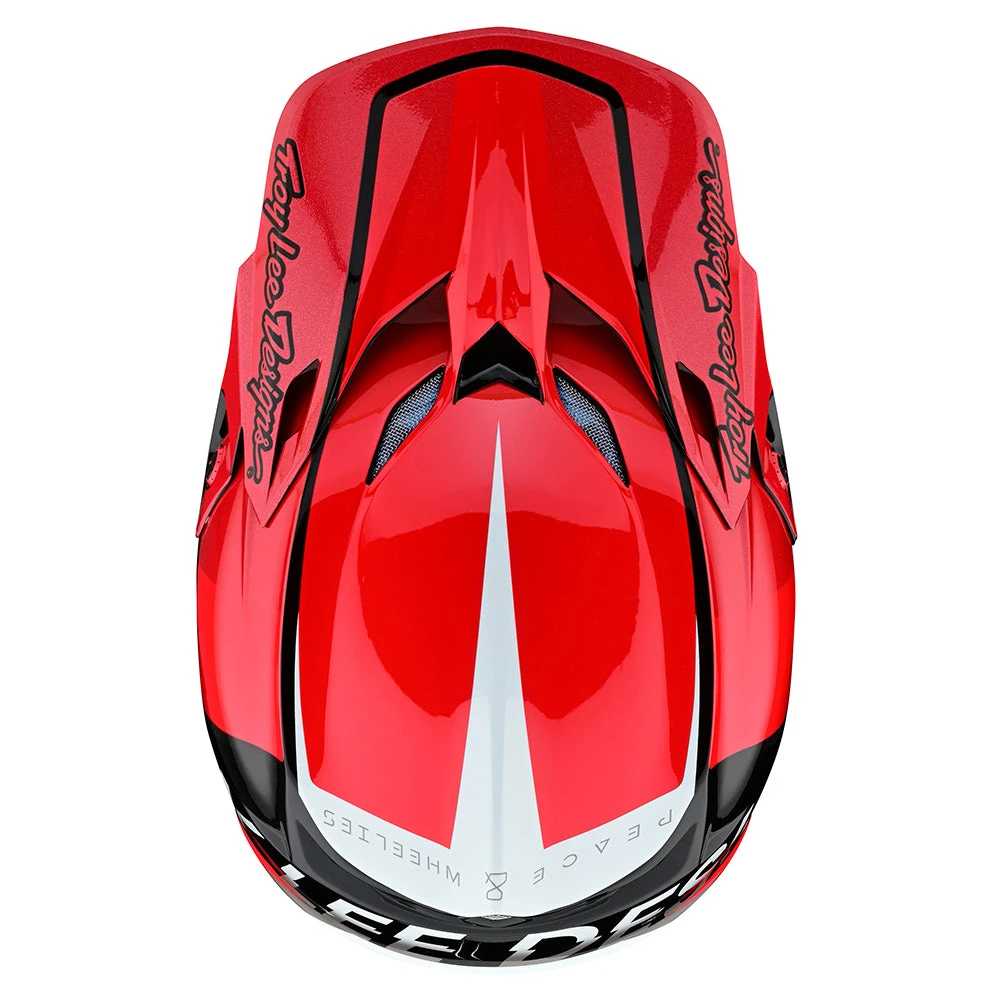 Troy Lee Designs SE5 Composite Helmet W/MIPS Qualifier Red / Black - Image 8