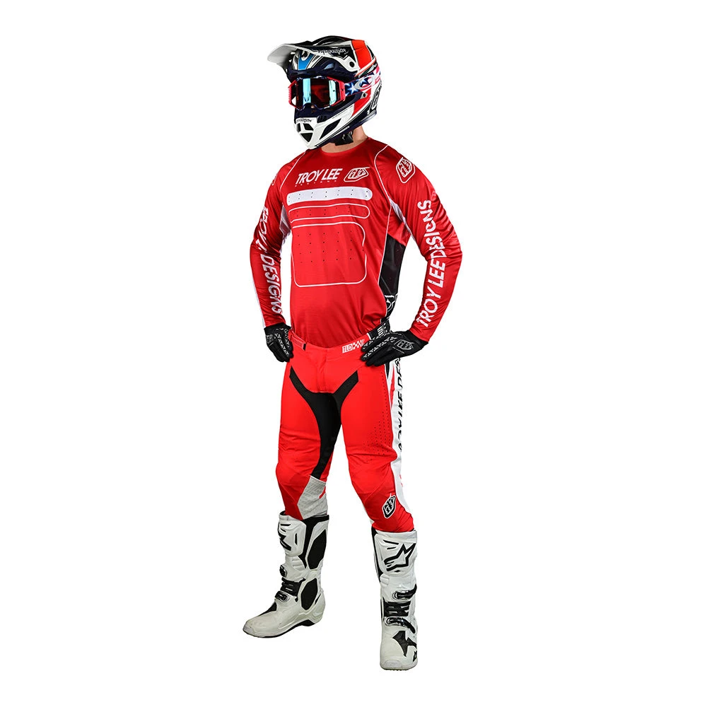 Troy Lee Designs SE Pro Jersey Drop In Red - Image 5