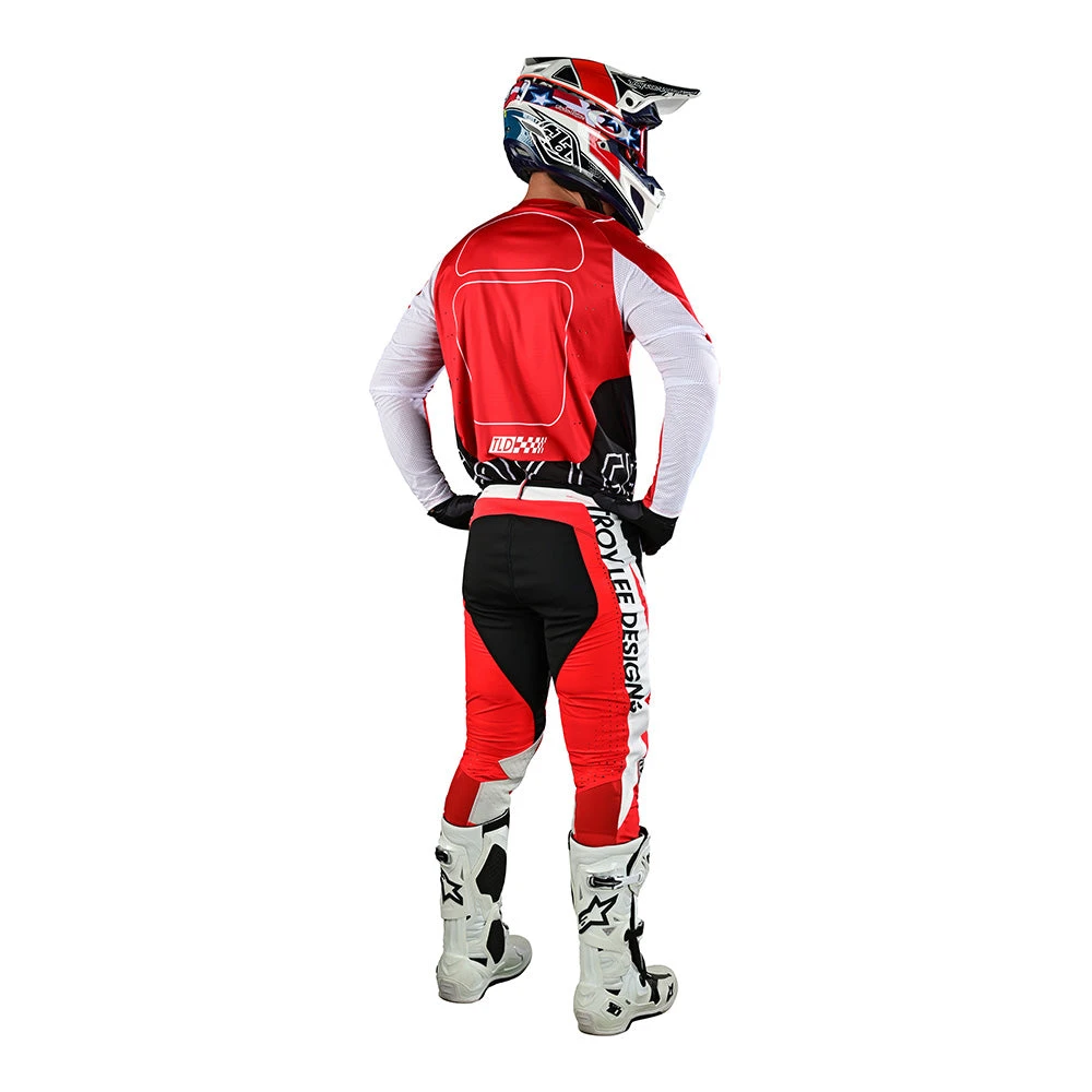 Troy Lee Designs SE Pro Jersey Drop In Red - Image 4