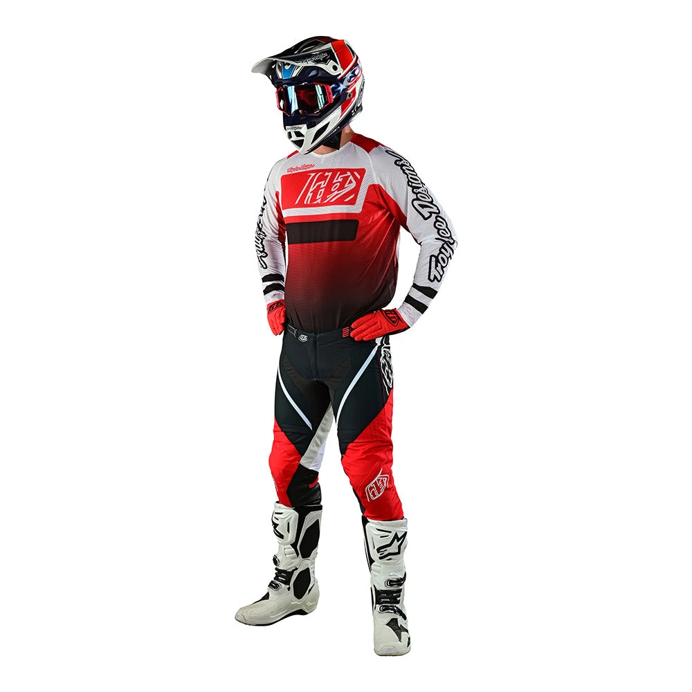 Troy Lee Designs SE Pro Air Jersey Lanes Red / Black - Image 5