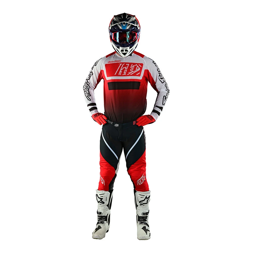 Troy Lee Designs SE Pro Air Jersey Lanes Red / Black - Image 2