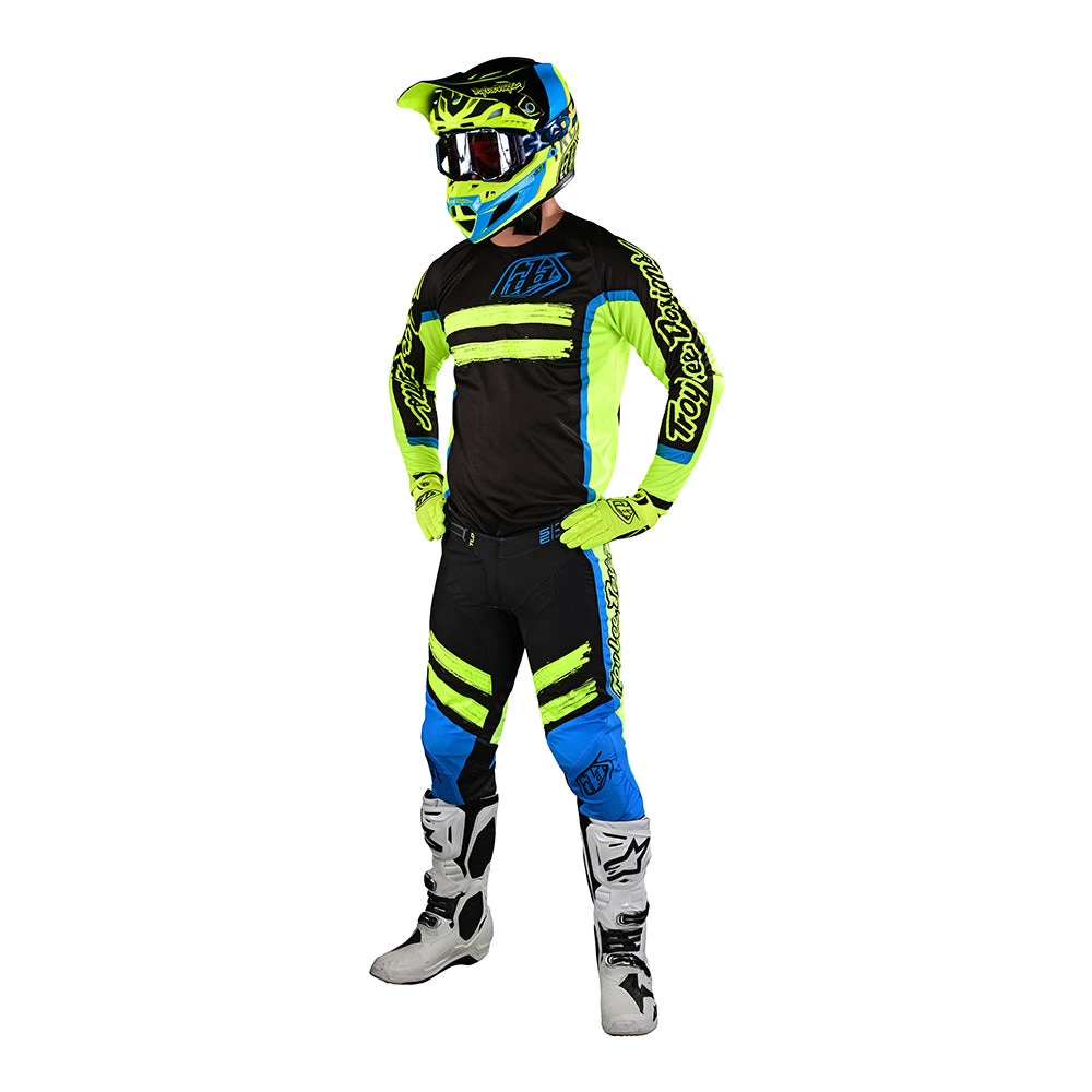 Troy Lee Designs SE Pro Jersey Marker Black / Yellow - Image 5