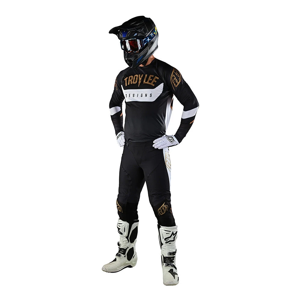 Troy Lee Designs SE Ultra Jersey Arc Black / Gold - Image 5