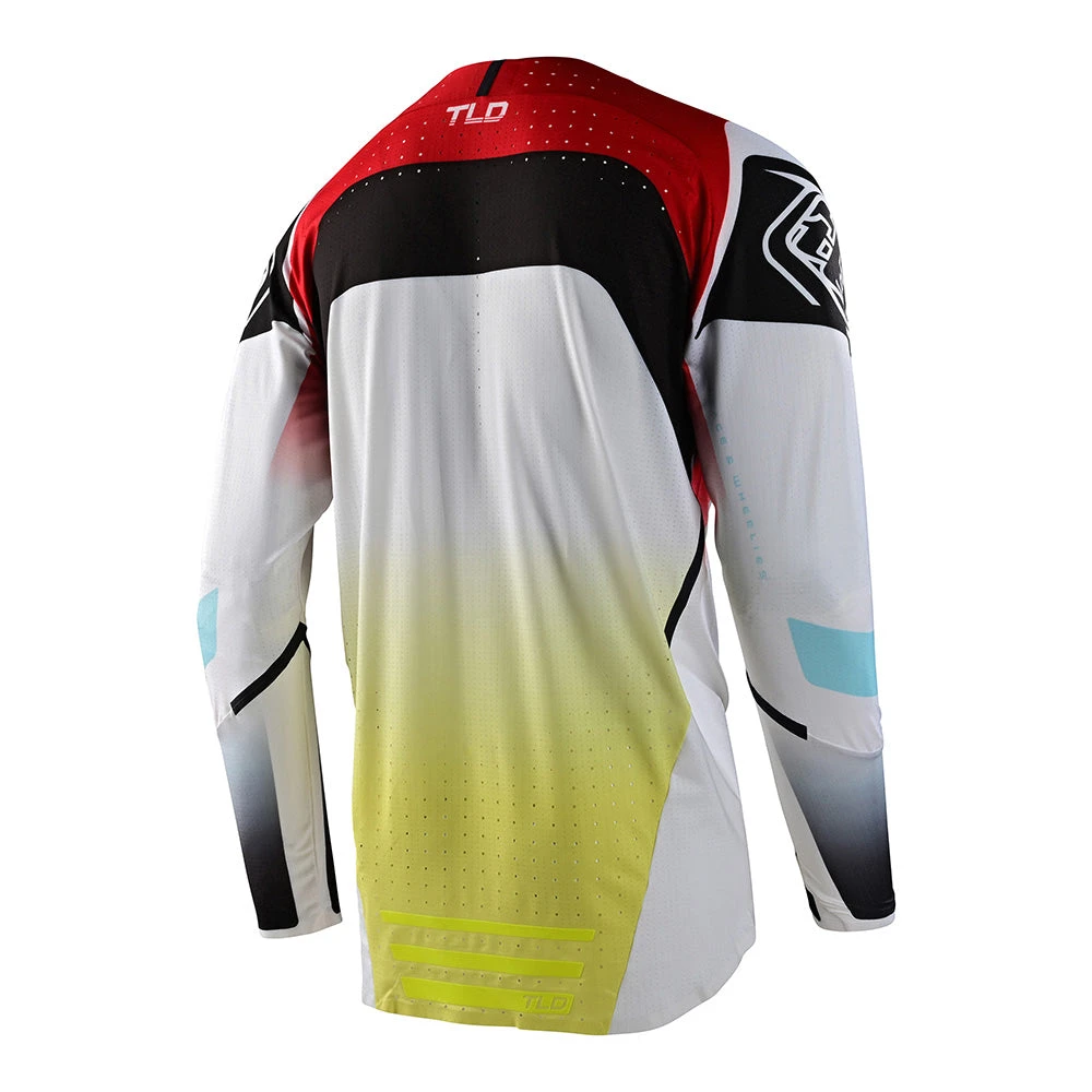 Troy Lee Designs SE Ultra Jersey Arc Acid Yellow / Red - Image 3