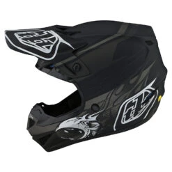 Troy Lee Designs Youth SE4 Polyacrylite Helmet W/MIPS Skooly Black