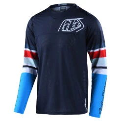 Troy Lee Designs GP Air Jersey Warped Blue / Red