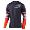Troy Lee Designs GP Air Jersey Warped Charcoal / Orange