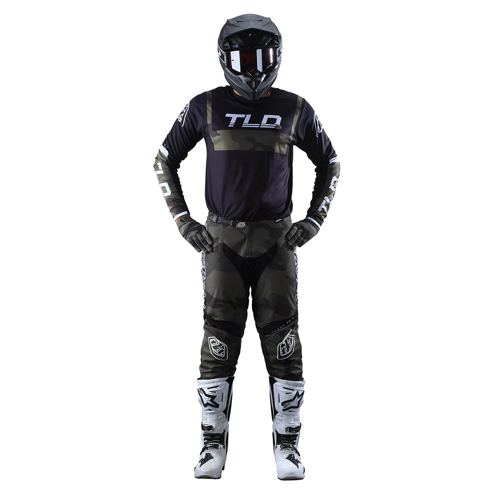 Troy Lee Designs GP Jersey Brazen Camo Army Green - Image 2