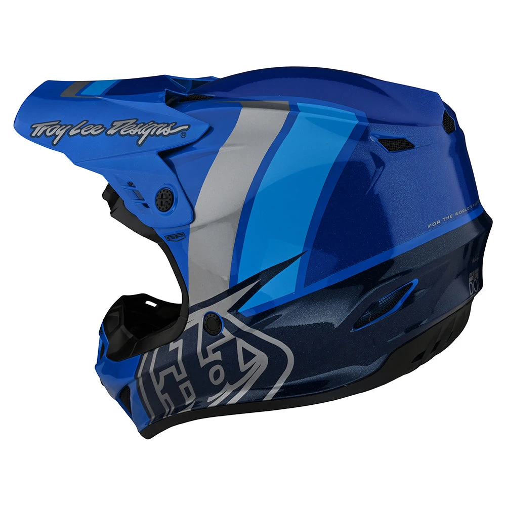 Troy Lee Designs Youth GP Helmet Nova Blue - Image 2