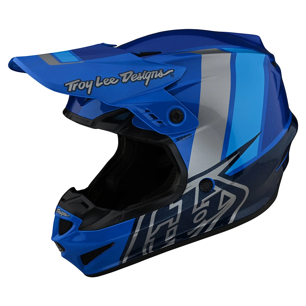 Troy Lee Designs Youth GP Helmet Nova Blue - Image 7