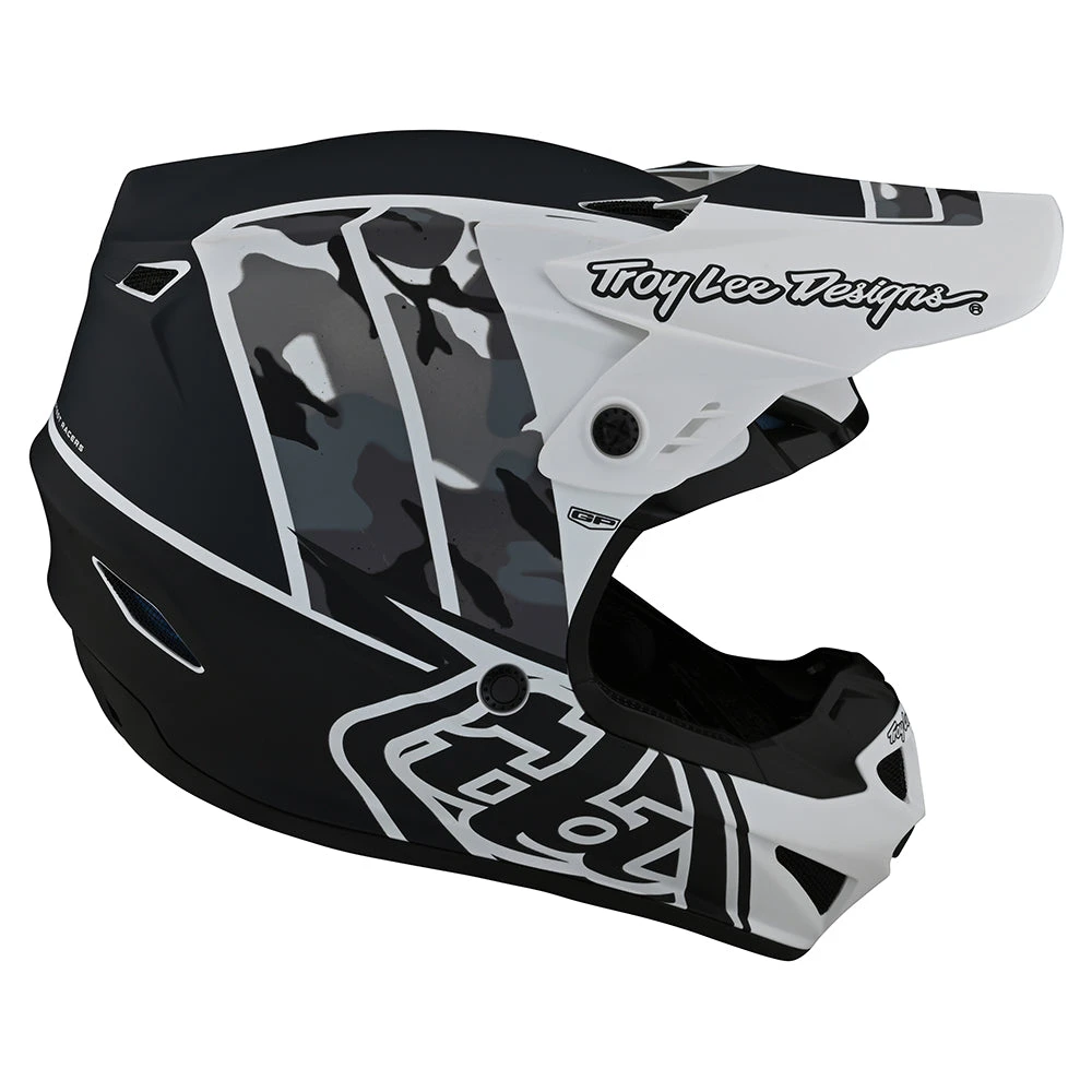 Troy Lee Designs Youth GP Helmet Nova Camo White - Image 5