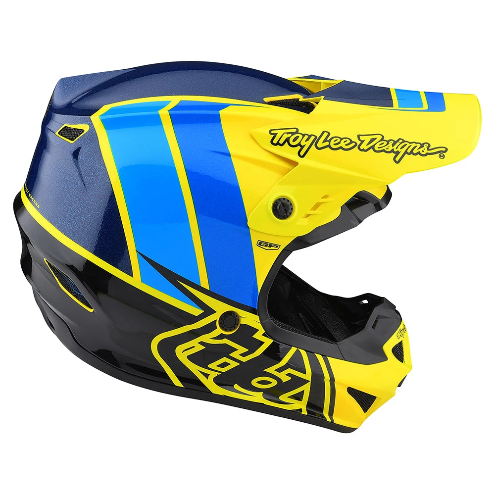 Troy Lee Designs Youth GP Helmet Nova Flo Yellow - Image 5