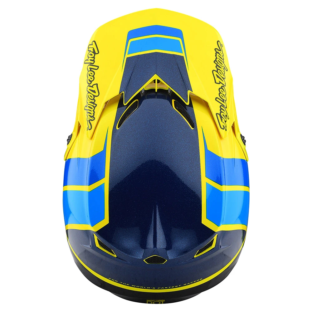Troy Lee Designs Youth GP Helmet Nova Flo Yellow - Image 8
