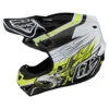 Troy Lee Designs Youth SE4 Polyacrylite Helmet W/MIPS Skooly Black / Yellow