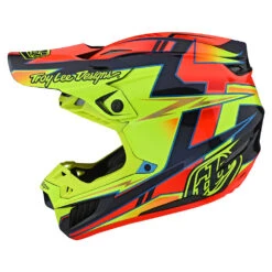 Troy Lee Designs SE5 Composite Helmet W/MIPS Graph Yellow / Navy