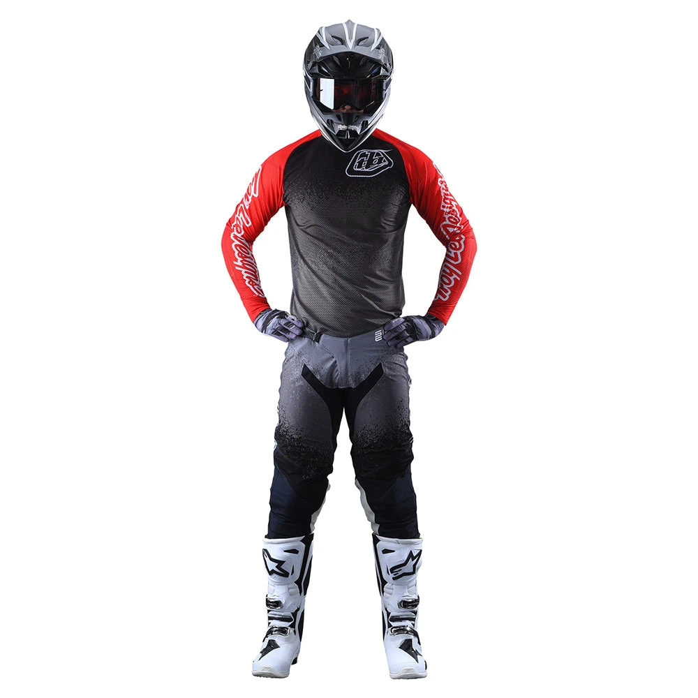 Troy Lee Designs SE Pro Air Jersey Webstar Black / Gray - Image 2