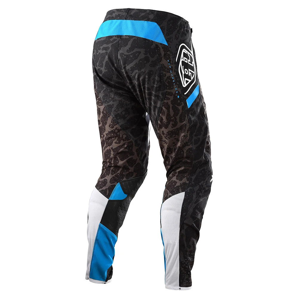 Troy Lee Designs SE Pro Pant Fractura Black / Blue - Image 3
