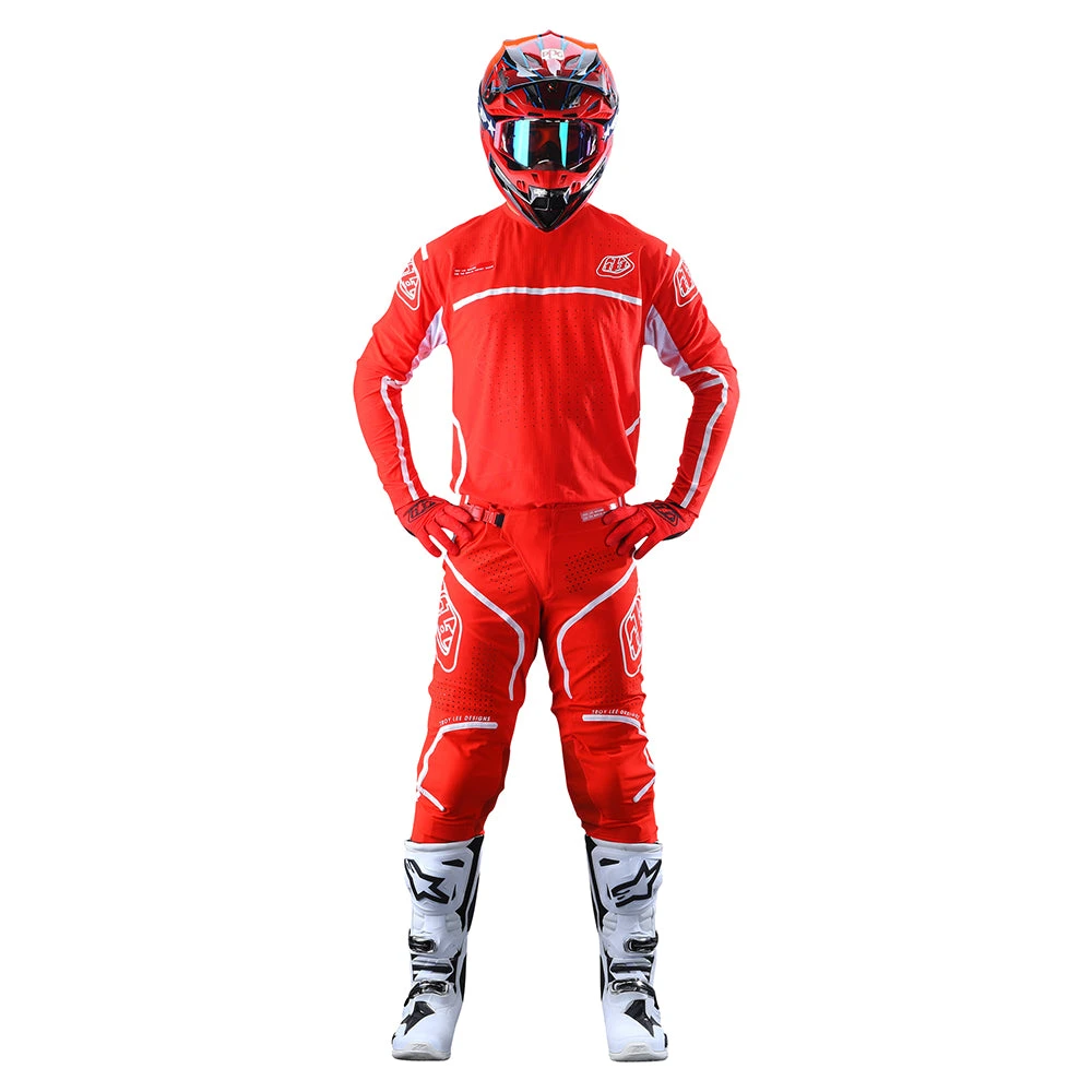 Troy Lee Designs SE Ultra Pant Lines Red / White - Image 2
