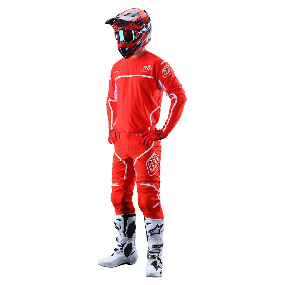 Troy Lee Designs SE Ultra Pant Lines Red / White - Image 4