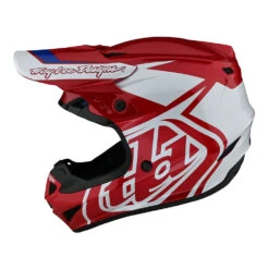 Troy Lee Designs Youth GP Helmet Overload Red / White