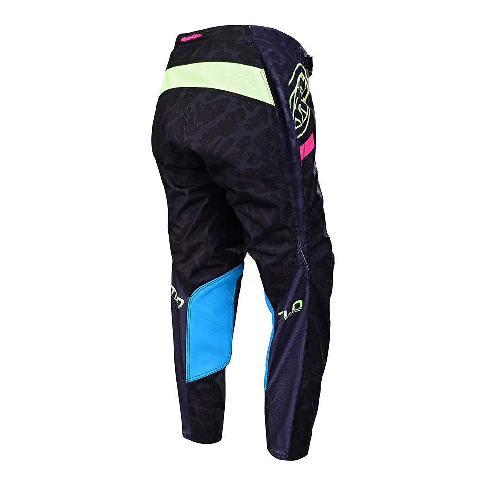 Troy Lee Designs Youth GP Pant Fractura Black / Flo Yellow - Image 2