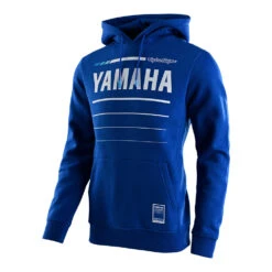 Troy Lee Designs Pullover Hoodie TLD Yamaha OW22 Heather Blue