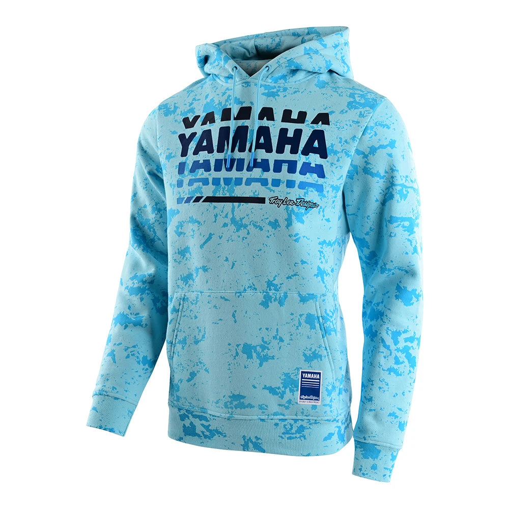 Troy Lee Designs Pullover Hoodie TLD Yamaha XT22 Cyan