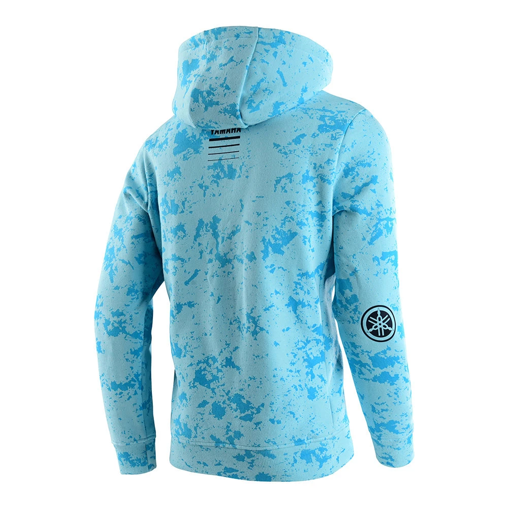Troy Lee Designs Pullover Hoodie TLD Yamaha XT22 Cyan - Image 2