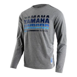 Troy Lee Designs Long Sleeve Tee TLD Yamaha XT22 Heather Gray