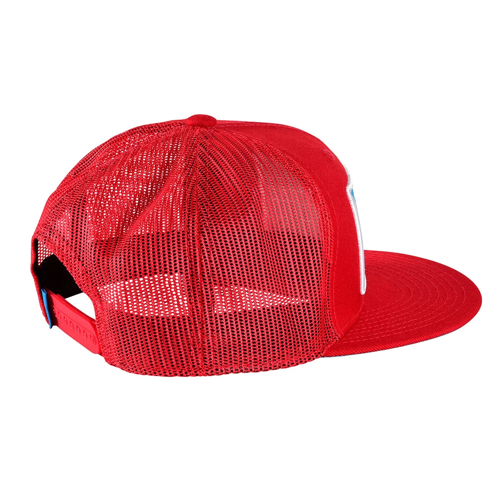 Troy Lee Designs Snapback Hat TLD GasGas Team Stock Red - Image 2