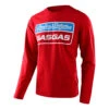 Troy Lee Designs Long Sleeve Tee TLD GasGas Team Stock Red