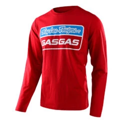 Troy Lee Designs Long Sleeve Tee TLD GasGas Team Stock Red