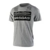 Troy Lee Designs Short Sleeve Tee TLD GasGas Team Heather Gray