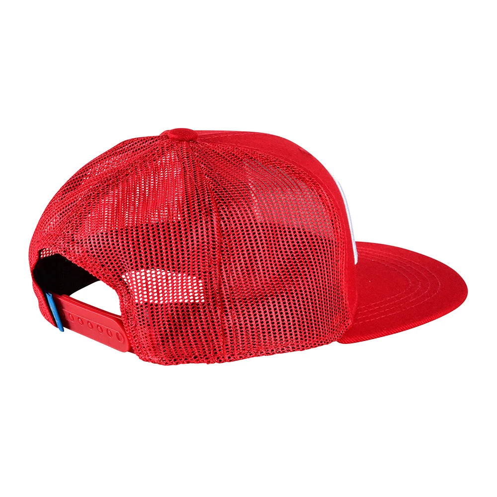 Troy Lee Designs Youth Snapback Hat TLD GasGas Team Stock Red - Image 2