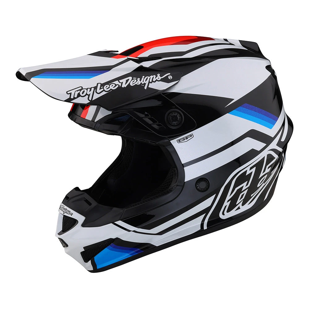 Troy Lee Designs GP Helmet Apex White / Blue - Image 7