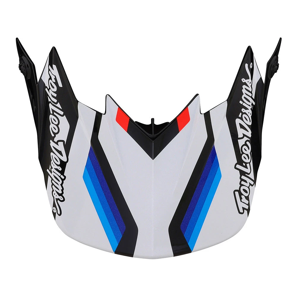 Troy Lee Designs GP Helmet Apex White / Blue - Image 9