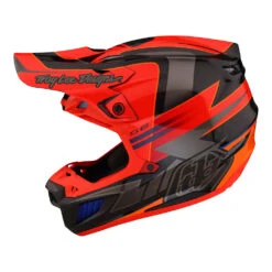 Troy Lee Designs SE5 Carbon Helmet W/MIPS Saber Rocket Red