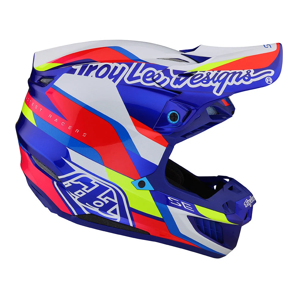 Troy Lee Designs SE5 Composite Helmet W/MIPS Omega Blue - Image 5