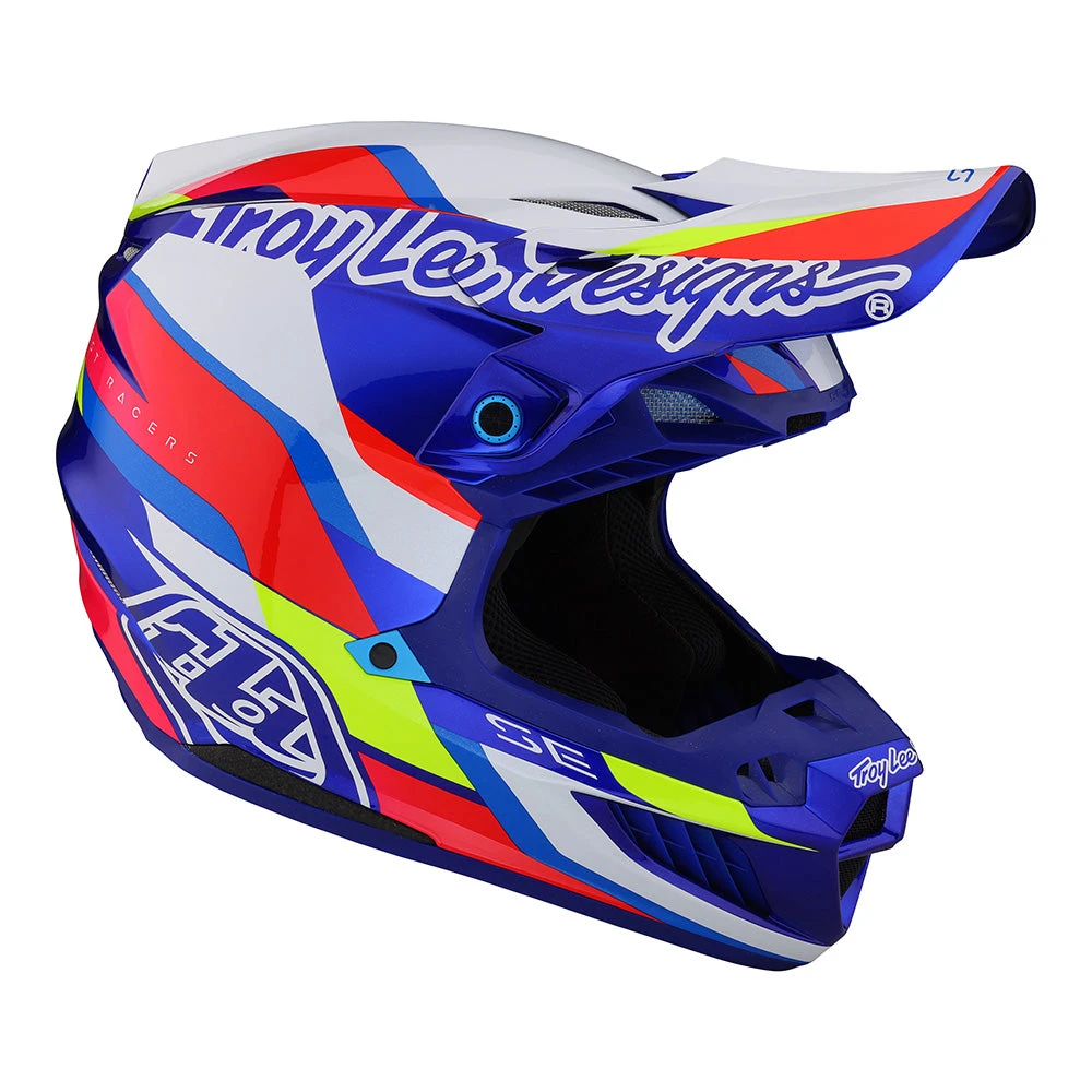 Troy Lee Designs SE5 Composite Helmet W/MIPS Omega Blue - Image 6