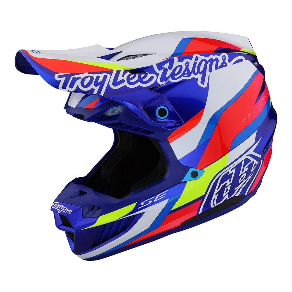 Troy Lee Designs SE5 Composite Helmet W/MIPS Omega Blue - Image 7