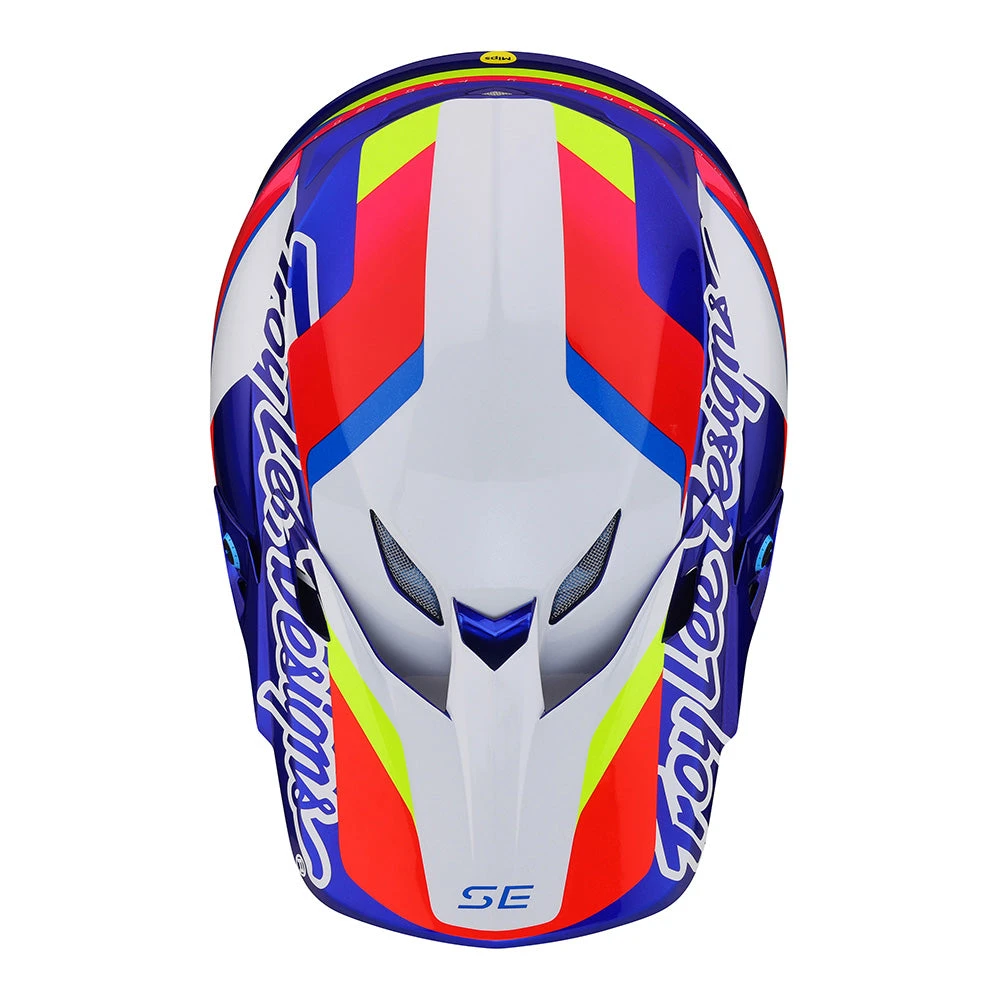 Troy Lee Designs SE5 Composite Helmet W/MIPS Omega Blue - Image 8