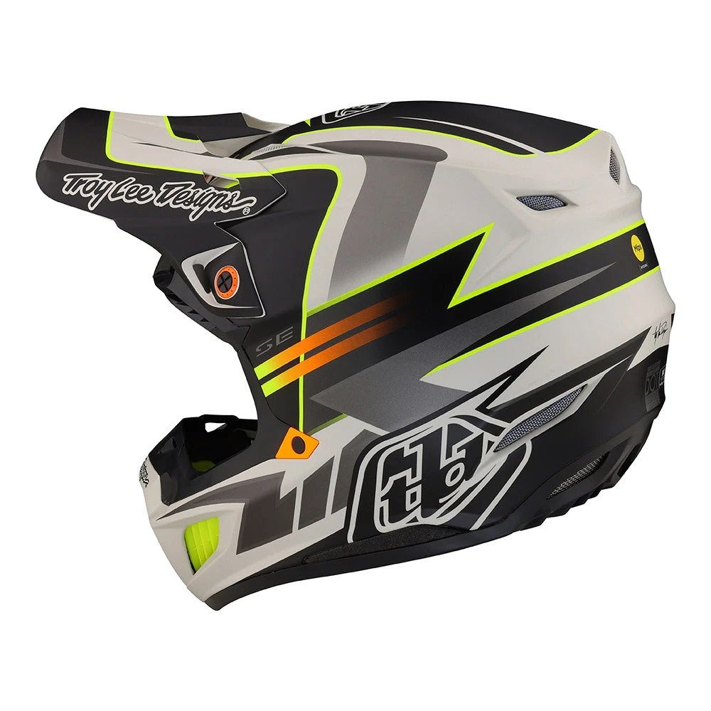 Troy Lee Designs SE5 Composite Helmet W/MIPS Saber Fog - Image 2
