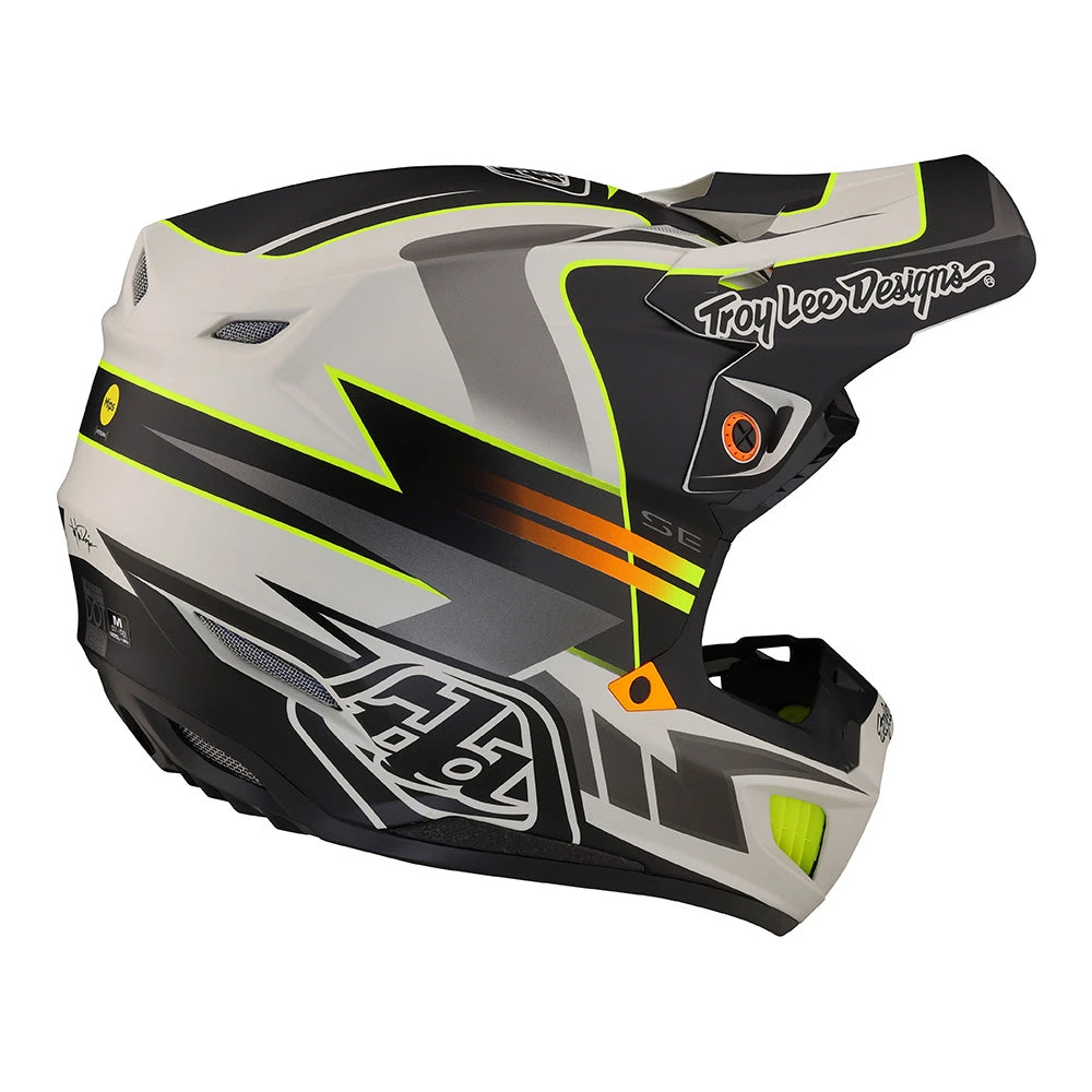 Troy Lee Designs SE5 Composite Helmet W/MIPS Saber Fog - Image 4