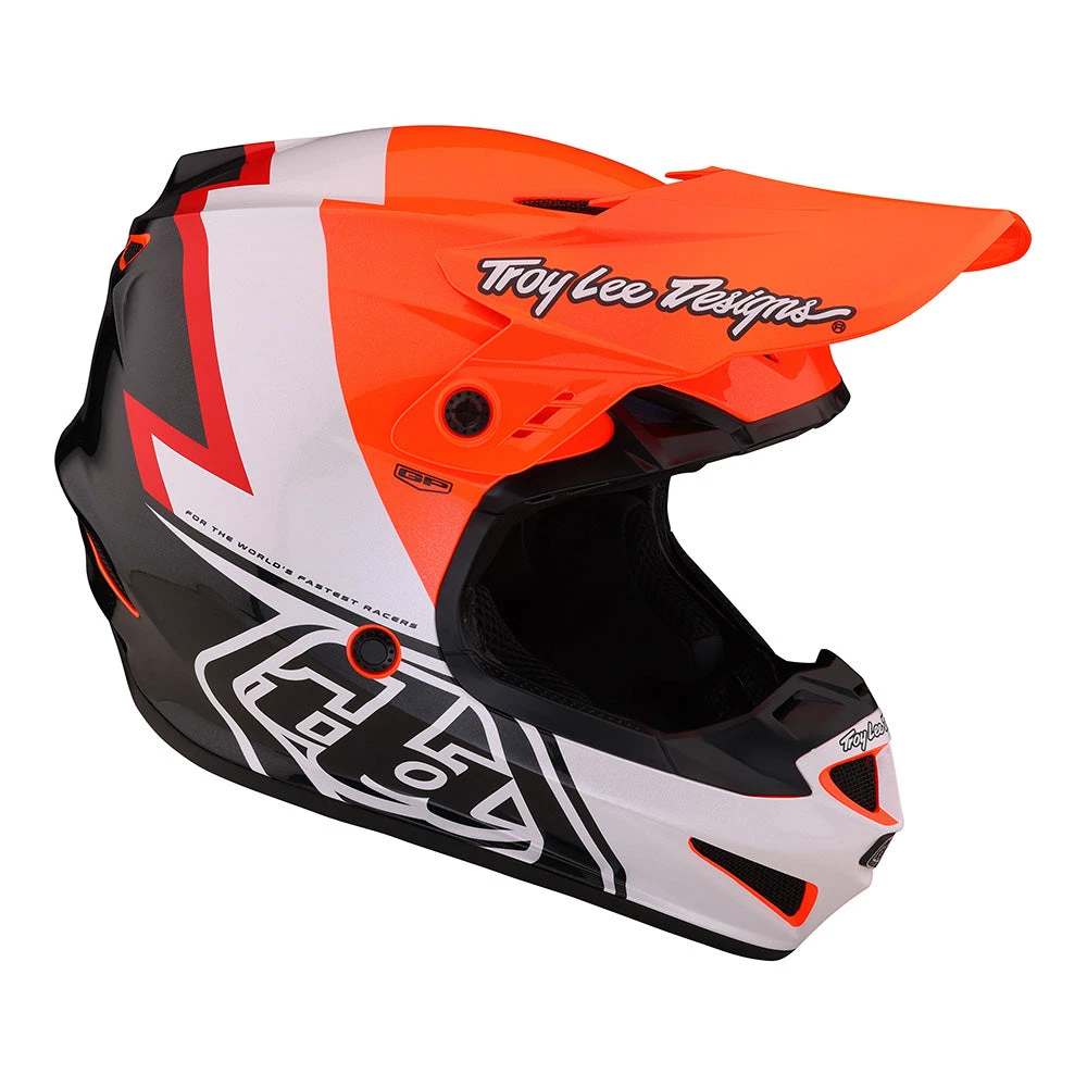 Troy Lee Designs Youth GP Helmet Volt Orange - Image 6